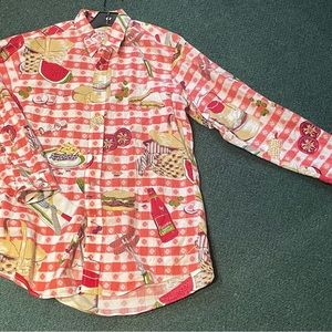 NICK AMD NORA - FABULOUS SHIRT TO WEAR TO UR PICNIC / BARBQUE OR 4 OF JULY